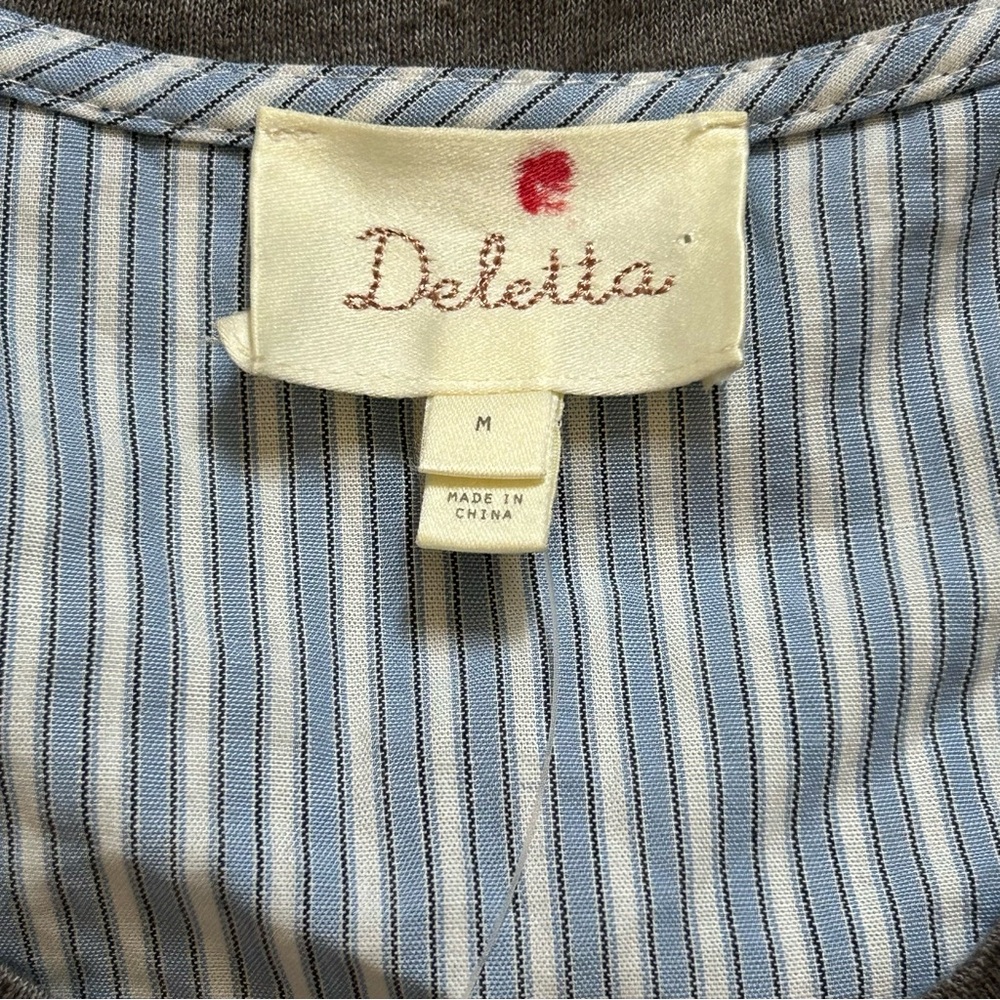 Anthropologie Deletta Callisto Swing Babydoll top - Picture 3 of 11